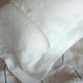 【ホワイト】フチ付ピローケース・枕カバー