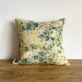 リネンパイピング付 50×50 花柄クッションカバー 【フローラルⅢ】