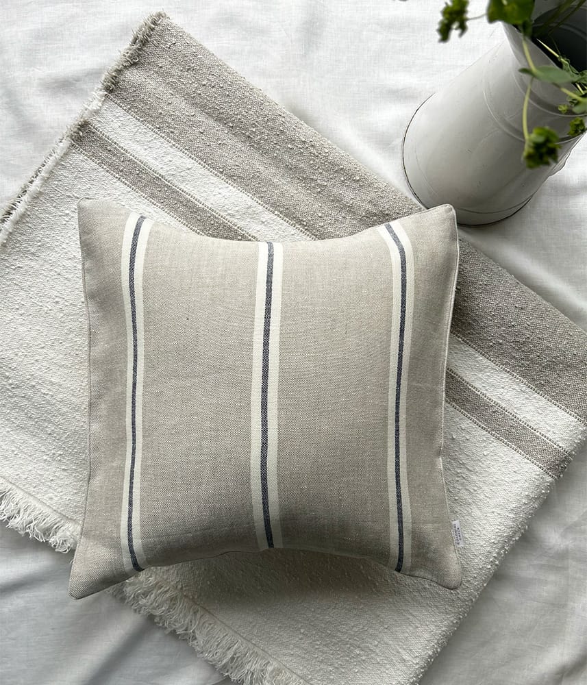 リネンクッションカバー【マリン2】