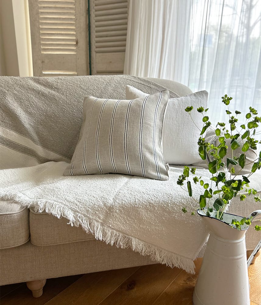 リネンクッションカバー【マリン5】