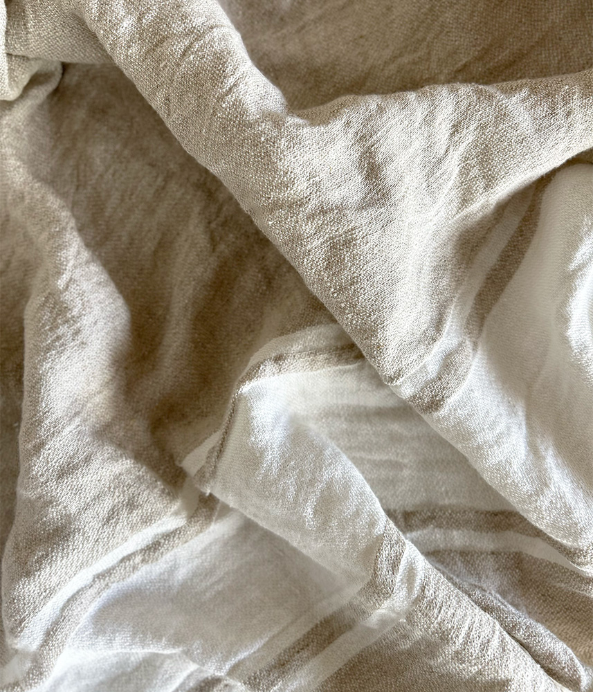 LIBECO HOME//リベコ リネンブランケット【フラックス】