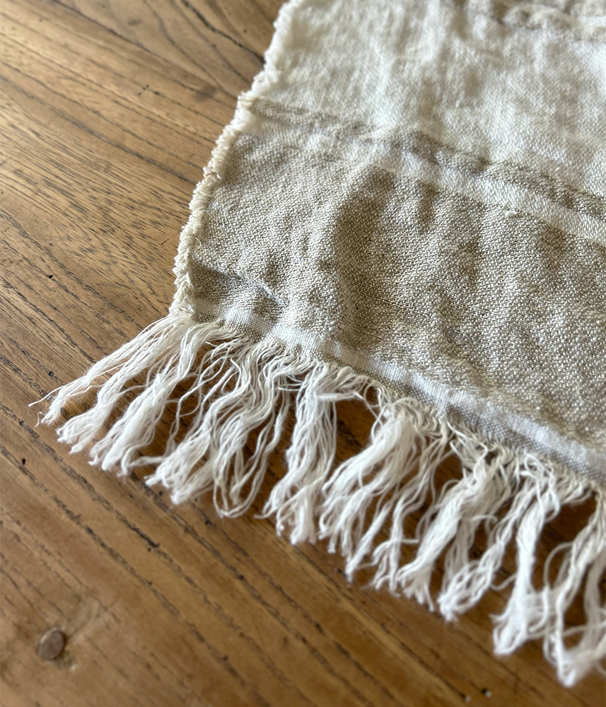 LIBECO HOME//リベコ リネンブランケット【フラックス】