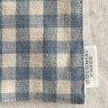 コットンチェックコースター【ブルーチェック】