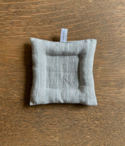 リネンクッションコースター【ベージュストライプ】