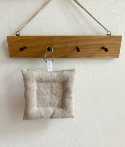 リネンクッションコースター【ナチュラル】