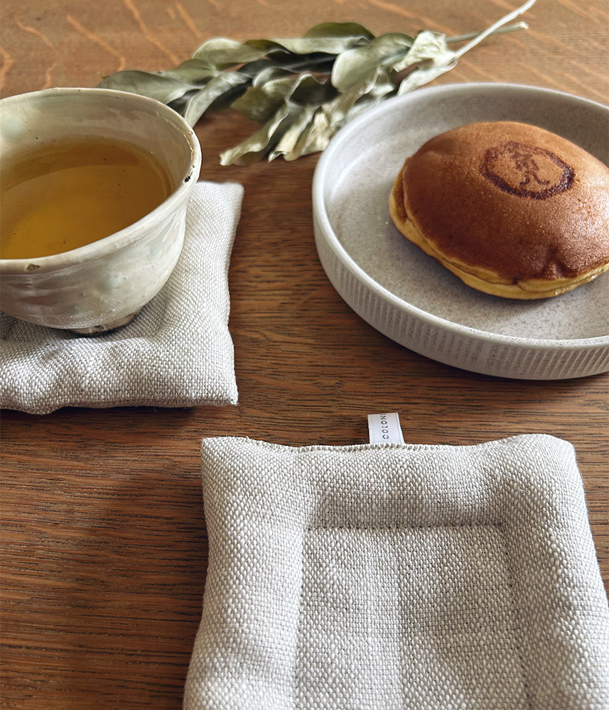 リネンクッションコースター【オートミール】