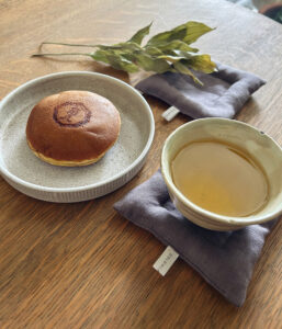 リネンクッションコースター【プラム】