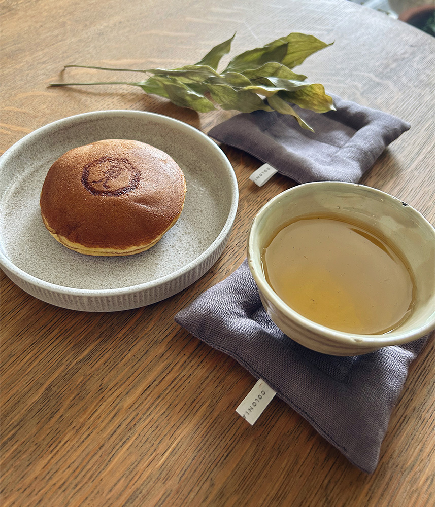 リネンクッションコースター【プラム】