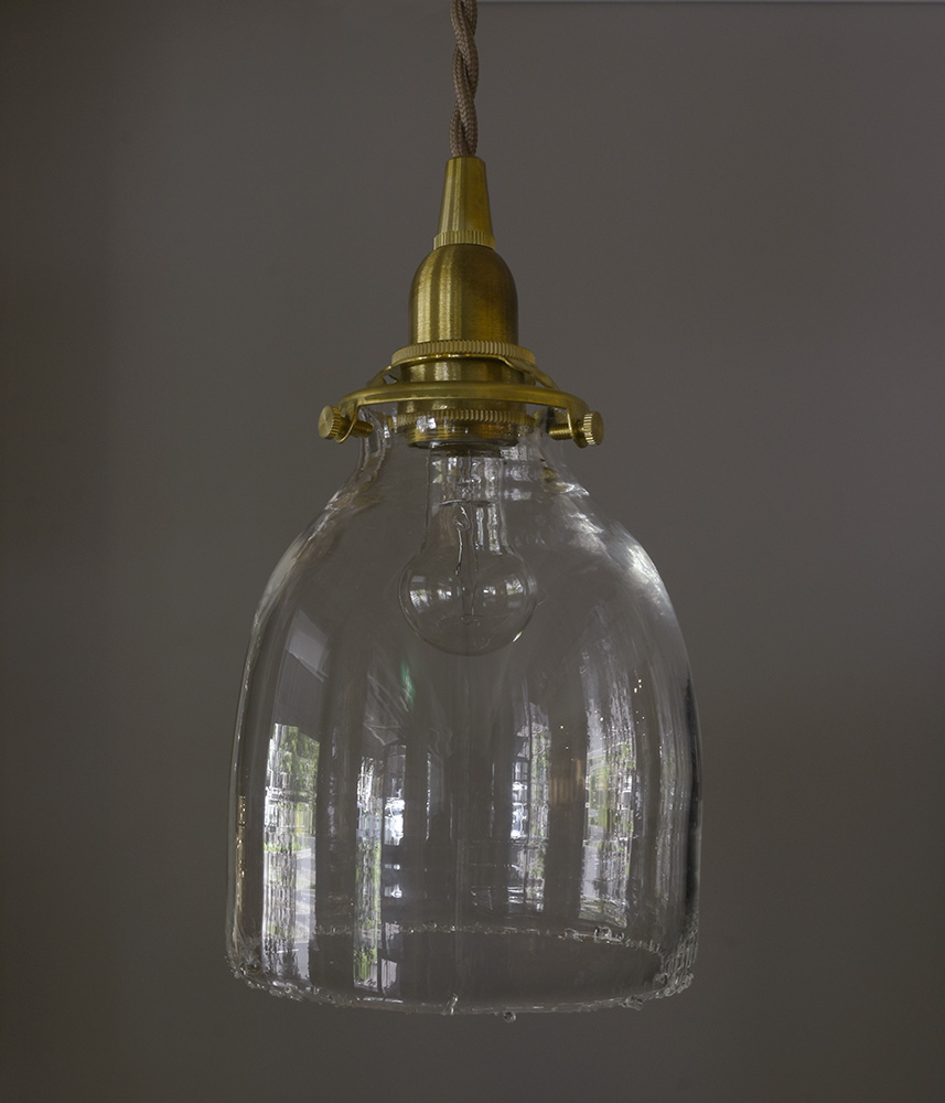 とりもと硝子店 /『Salty 閉』ガラスのペンダントライト
