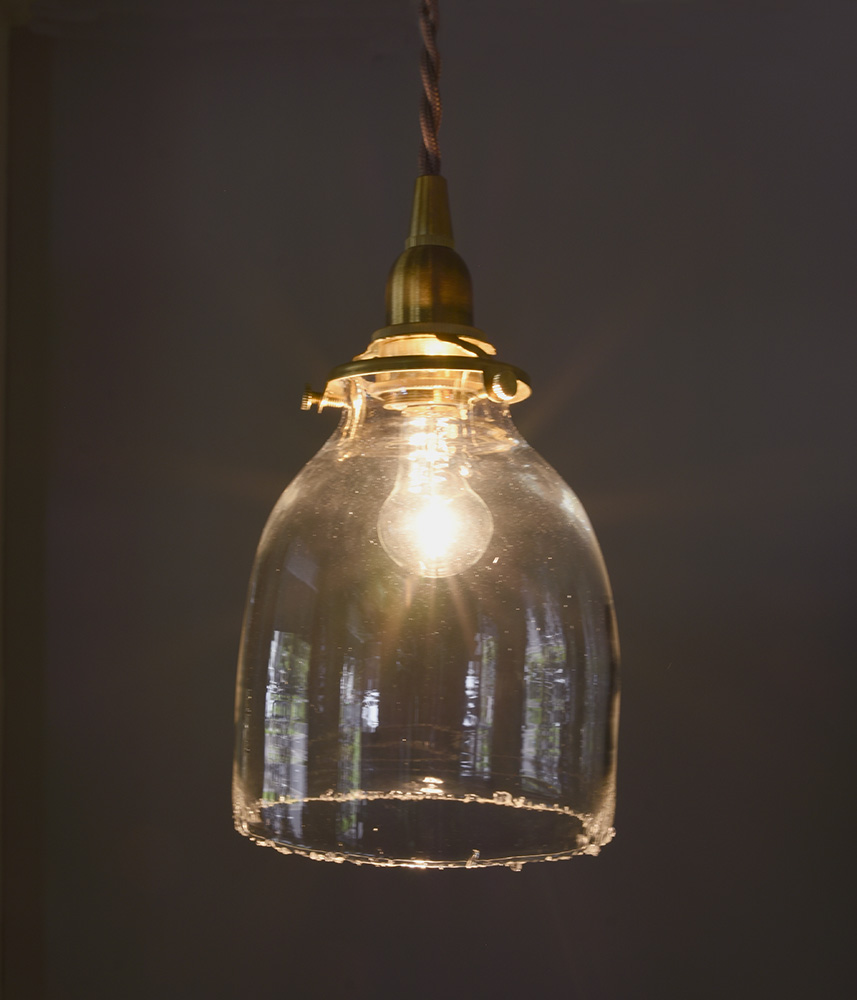 とりもと硝子店 /『Salty 閉』ガラスのペンダントライト