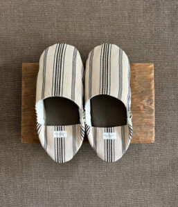 オリジナル コットンルームシューズ【パトリブラック】