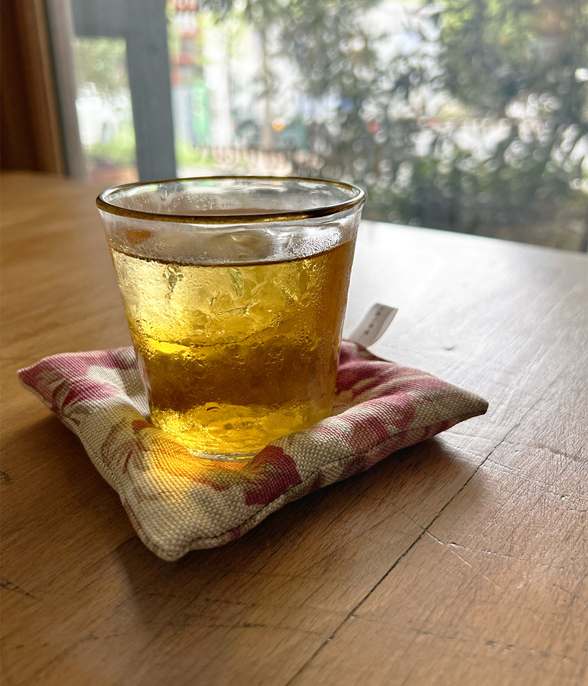 リネンクッションコースター【ホークスウィックローズ】