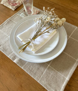 ヨーロッパリネン テーブルランチョンマット【Naturals 33】
