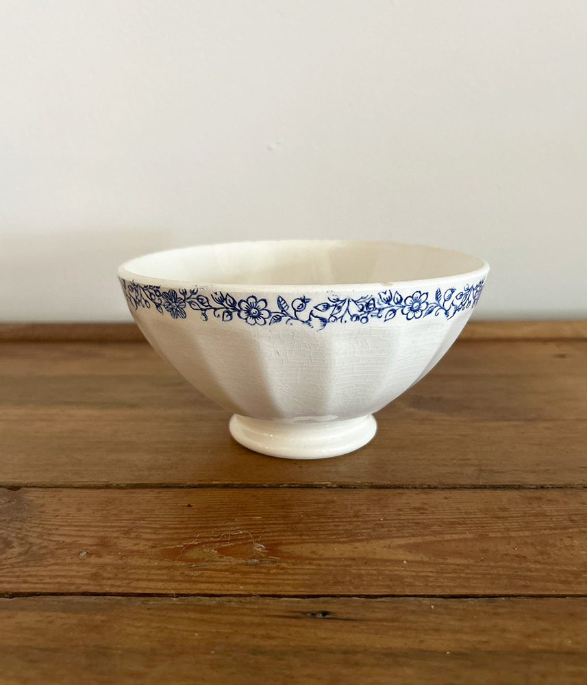 さるりす　可愛い黄釉カフェオレボウル　フランスアンティーク　ジアン さるりす 可愛い黄釉カフェオレボウル フランスアンティーク