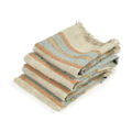 LIBECO HOME//リベコ ベルジャンタオル37×57【マルチストライプ】
