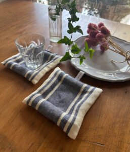 リネンクッションコースター【マリン3】