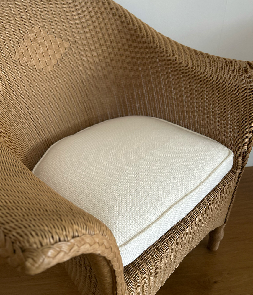 LLOYD LOOM【オイスター】ロイドルームチェア専用クッション