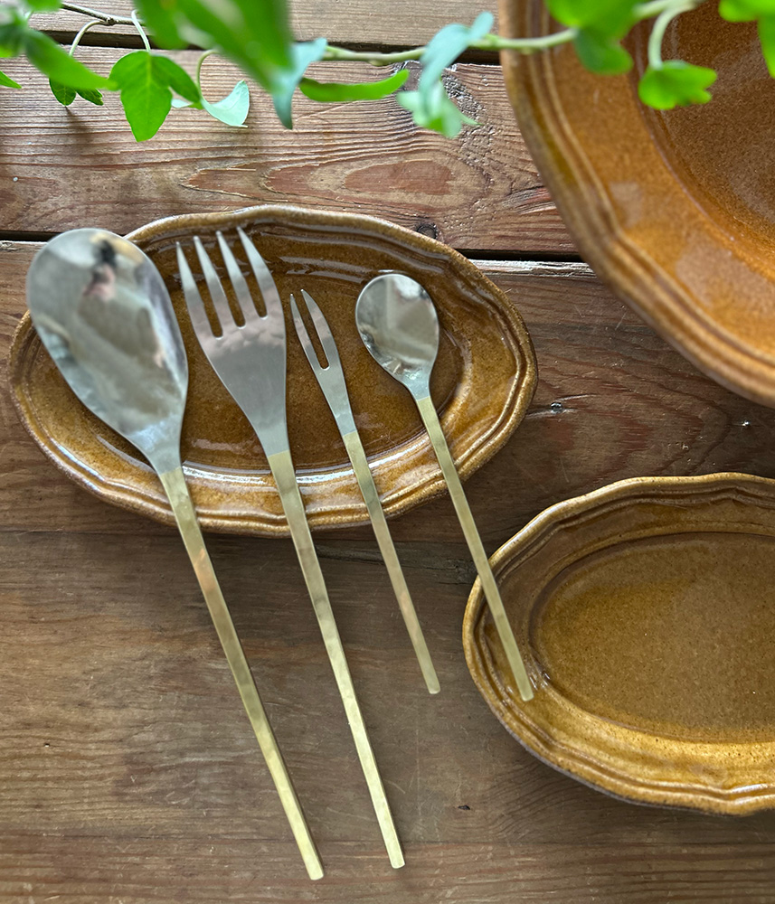 金工作家Ren/ 真鍮カトラリー