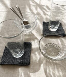 リネンコースター【スモーク】