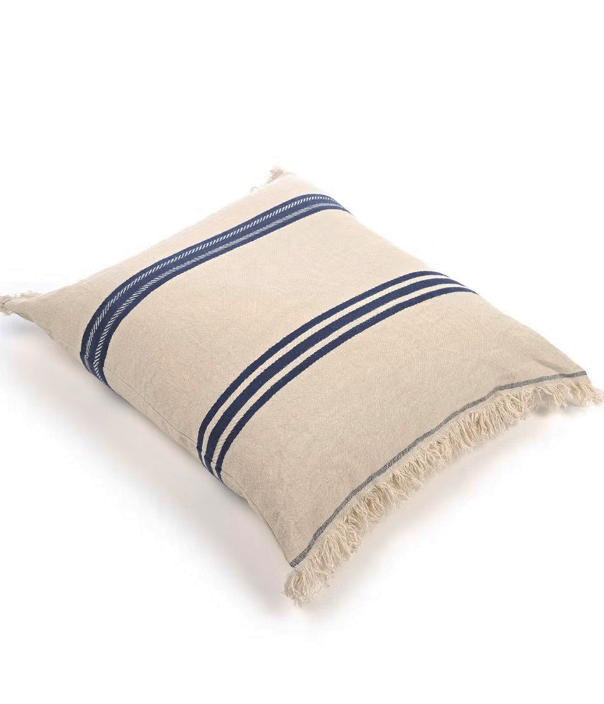 LIBECO HOME//リネンピローカバー【インディゴ】 | P&C オンラインショップ