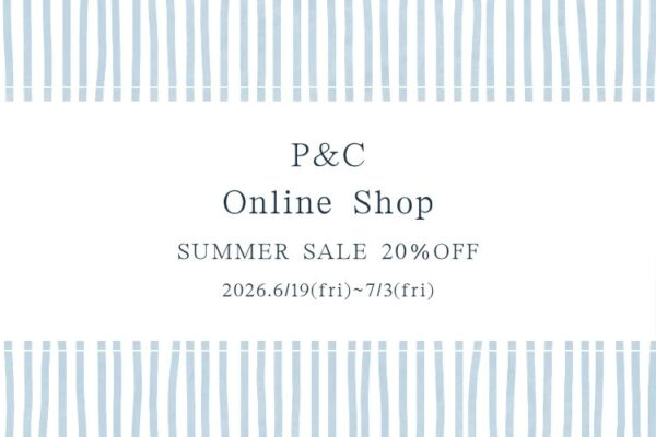 P&C Online Shop banner announcing Summer Sale 20% Off, 2026.6/19–7/3 (Fri).